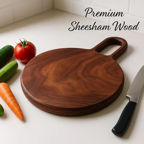 Rosewood_Natural_Brown_Round_Chopping_Board_With_Handle