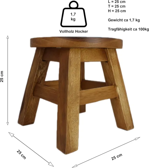 Mango_Wood_Button_Design_Round_Stool_Multicolour