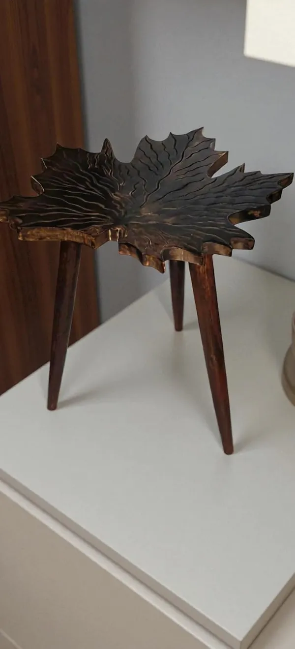 Mango_Wood_Natural_Leaf_Shape_Coffee_Table