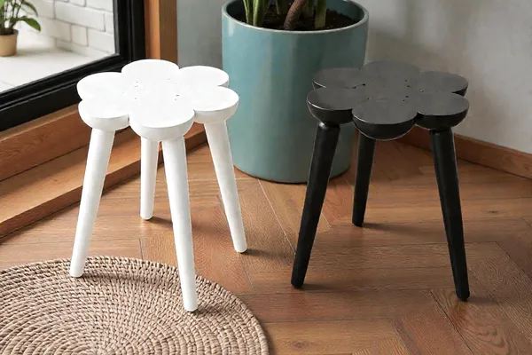 Wood_Modern_Flower-Top_Multicolour_Round_Side_Table
