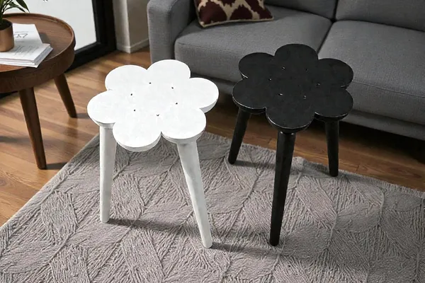 Wood_Modern_Flower-Top_Multicolour_Round_Side_Table