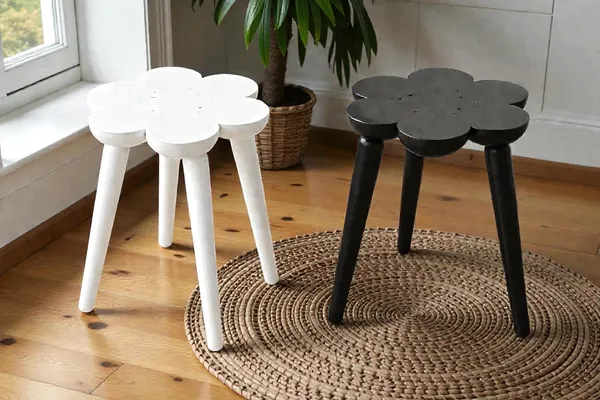 Wood_Modern_Flower-Top_Multicolour_Round_Side_Table