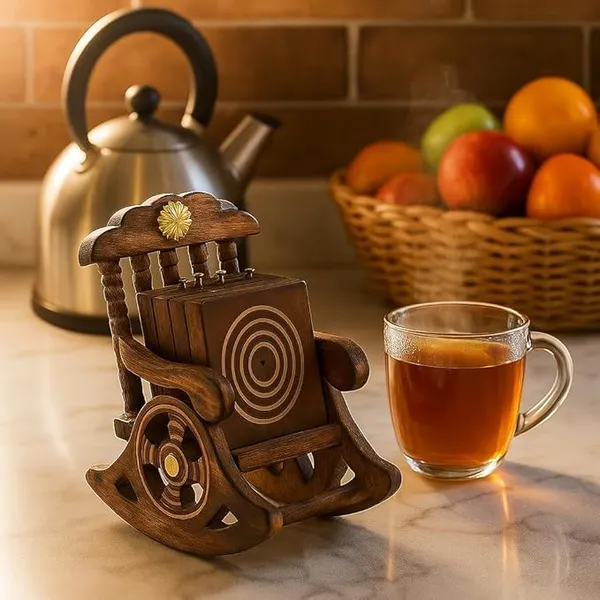 Wood_Rocking_Chair_Shaped_Natural_Coaster_Set_With_Holder