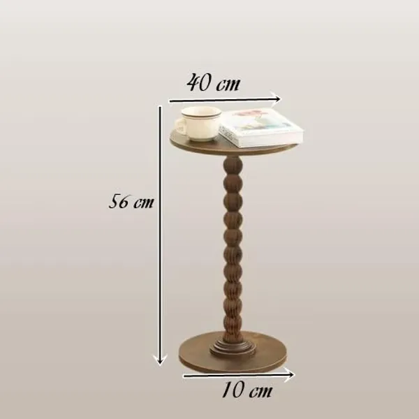 Wood_Classic_Brown_Single_Pillar_Round_Coffee_Table