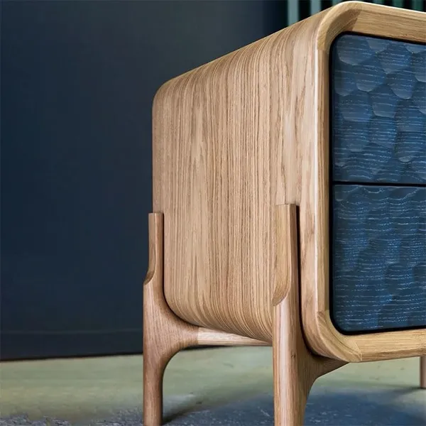Wood_Modern_Natural_Blue_Two_Drawer_End_Table