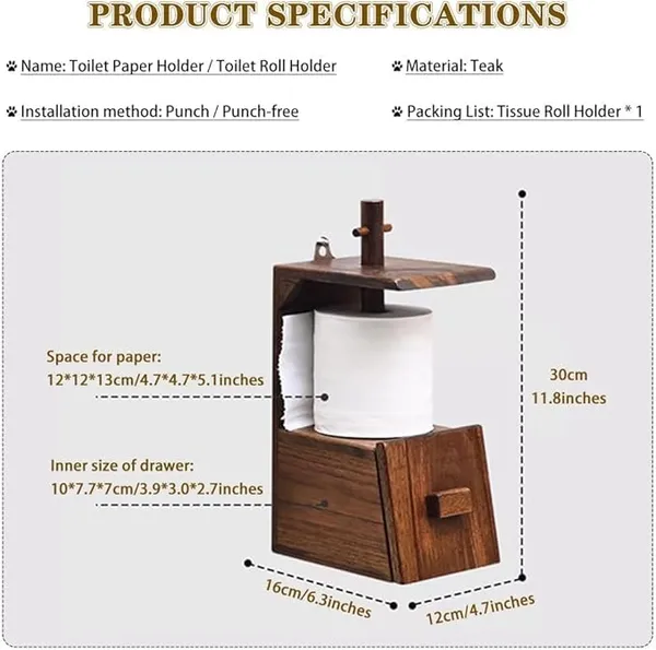 Wood_Modern_Brown_Wall_Mounted_Napkin_Holder_With_Drawer