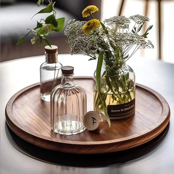Mango_Wood_Natural_Grain_Round_Serving_Plate