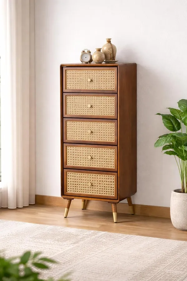 Wood_And_Cane_Natural_Jute_Front_5_Drawer_Storage_Cabinet