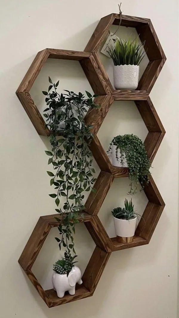 Mango_Wood_Natural_Hexagon_Wall_Shelves_Set_Of_6