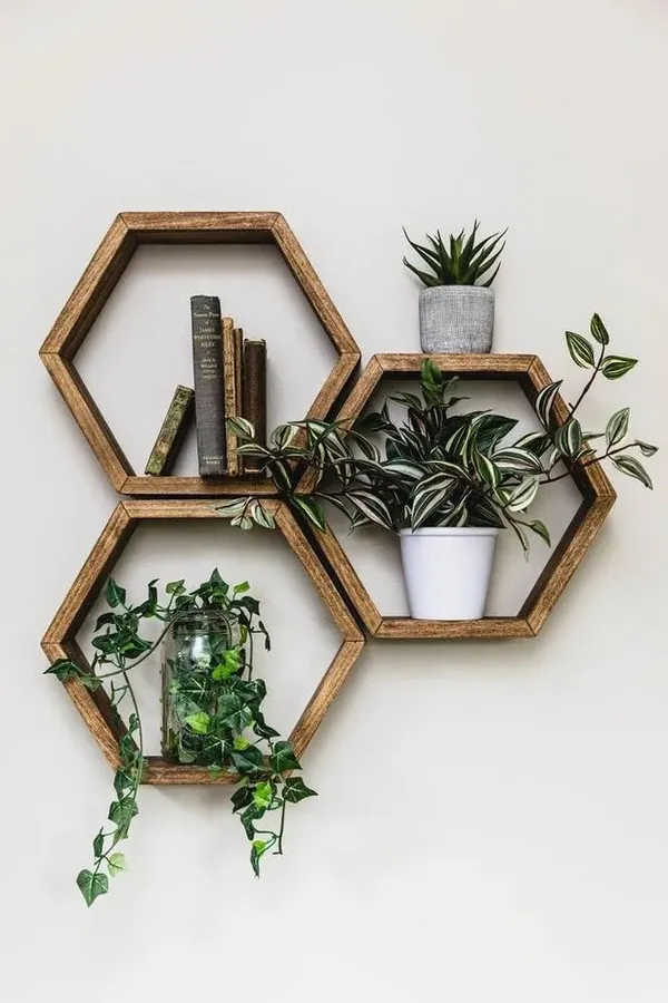 Mango_Wood_Natural_Hexagonal_Honeycomb_Wall_Shelf_Set_Of_3