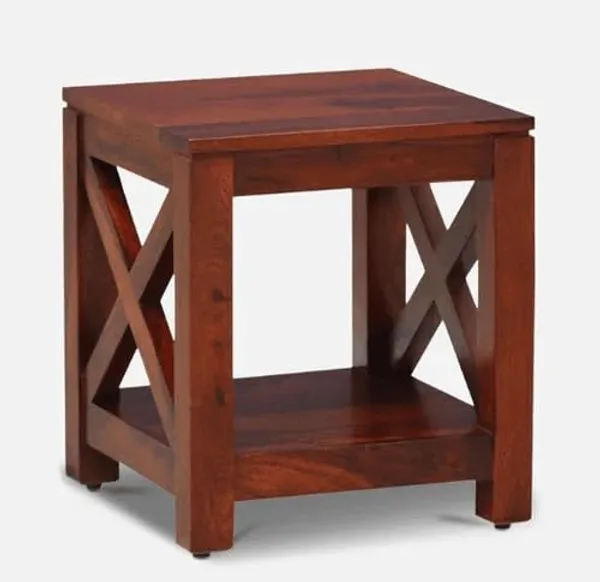 Wood_Brown_X-Frame_Bedside_Table_With_Storage_Shelf