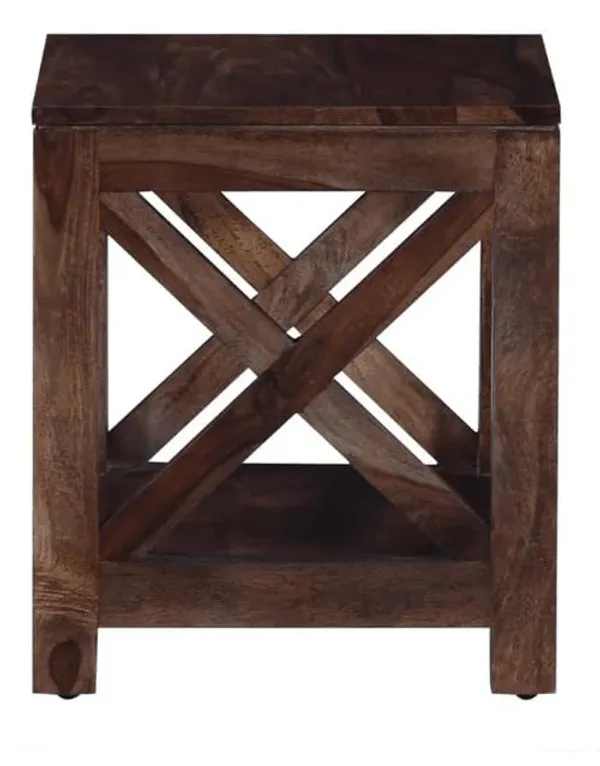 Wood_Brown_X-Frame_Bedside_Table_With_Storage_Shelf