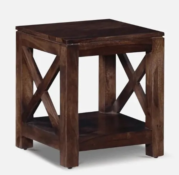 Wood_Brown_X-Frame_Bedside_Table_With_Storage_Shelf