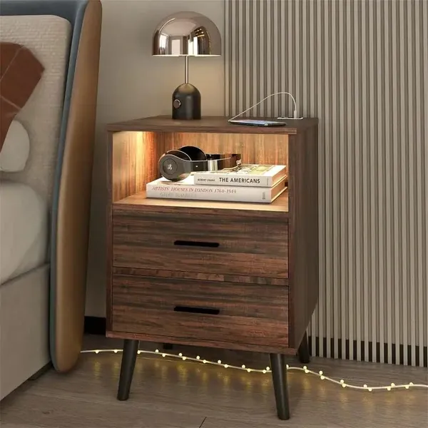 Mango_Wood_Natural_Two_Drawer_Bedside_Table
