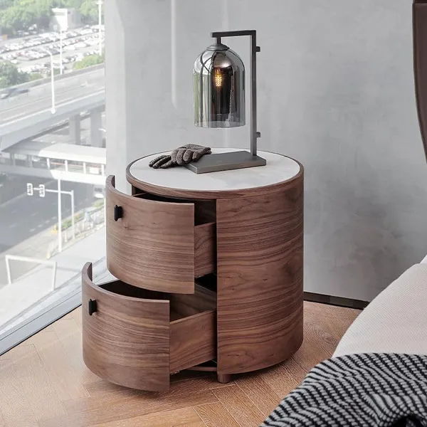 Mango_Wood_Natural_Round_Nightstand_With_2_Drawers
