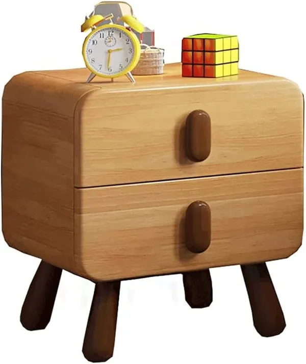 Mango_Wood_Natural_Grain_2_Drawer_Nightstand