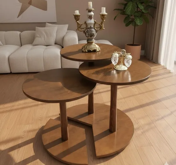 Mango_Wood_Modern_Natural_Grain_Round_Coffee_Table_Set