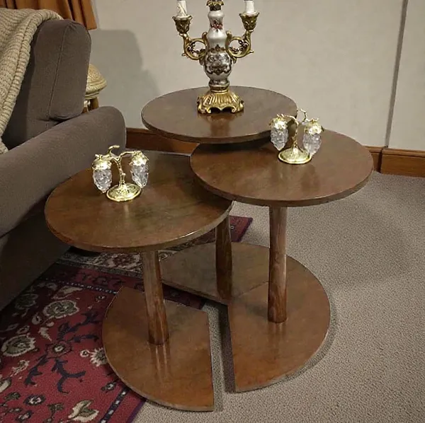 Mango_Wood_Modern_Natural_Grain_Round_Coffee_Table_Set
