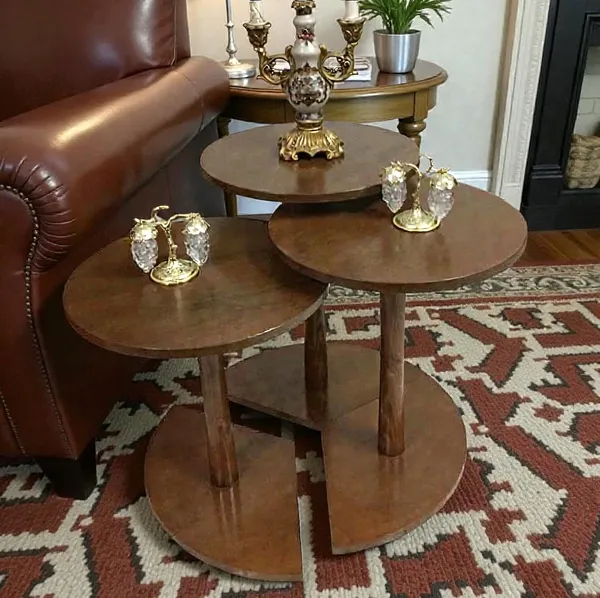 Mango_Wood_Modern_Natural_Grain_Round_Coffee_Table_Set