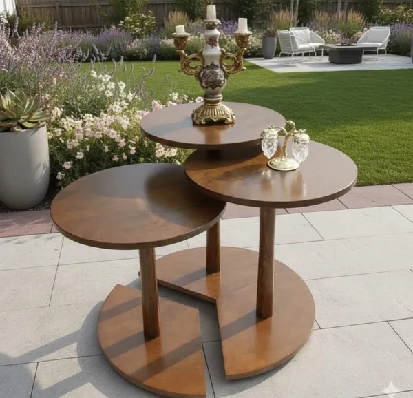 Mango_Wood_Modern_Natural_Grain_Round_Coffee_Table_Set