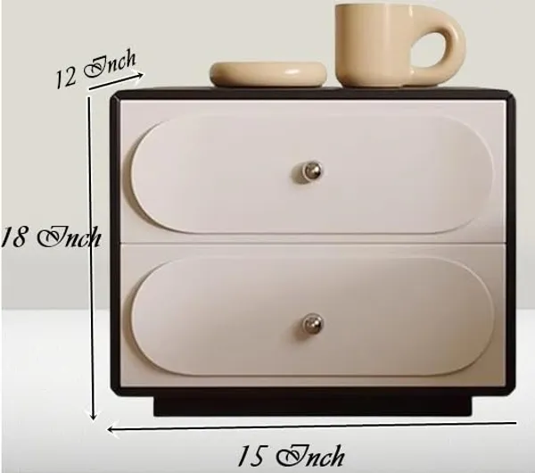 Wood_Modern_Curved_Drawer_Brown_White_Bedside_Table