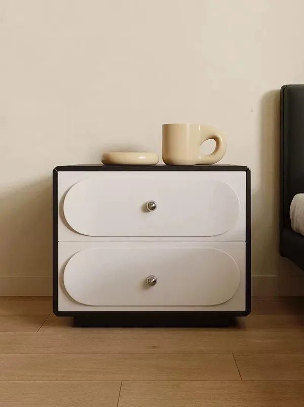 Wood_Modern_Curved_Drawer_Brown_White_Bedside_Table