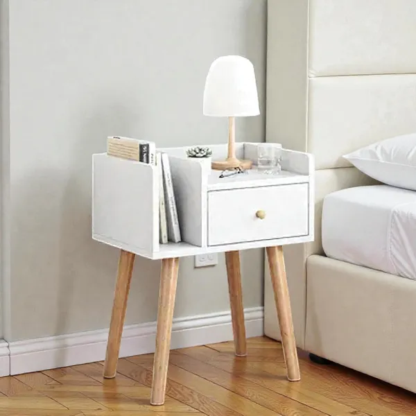 Wood_And_Mdf_Modern_White_Natural_Nightstand_With_Drawer