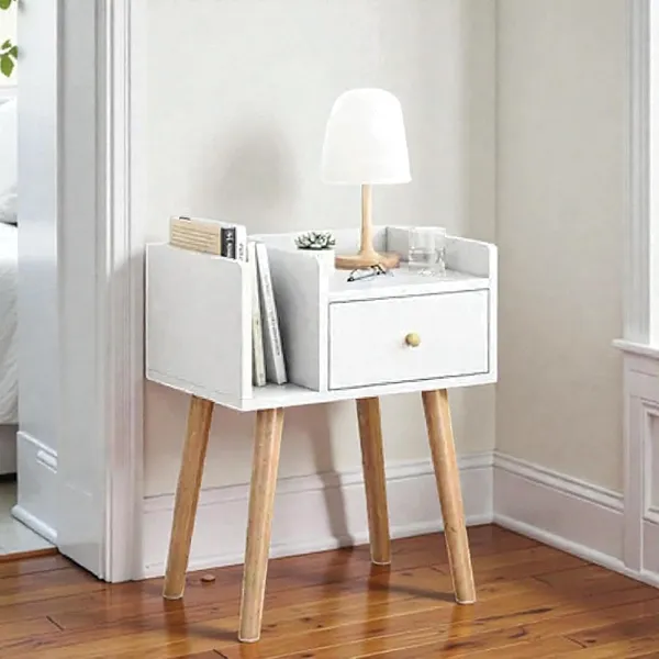 Wood_And_Mdf_Modern_White_Natural_Nightstand_With_Drawer