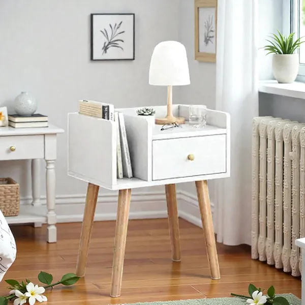 Wood_And_Mdf_Modern_White_Natural_Nightstand_With_Drawer