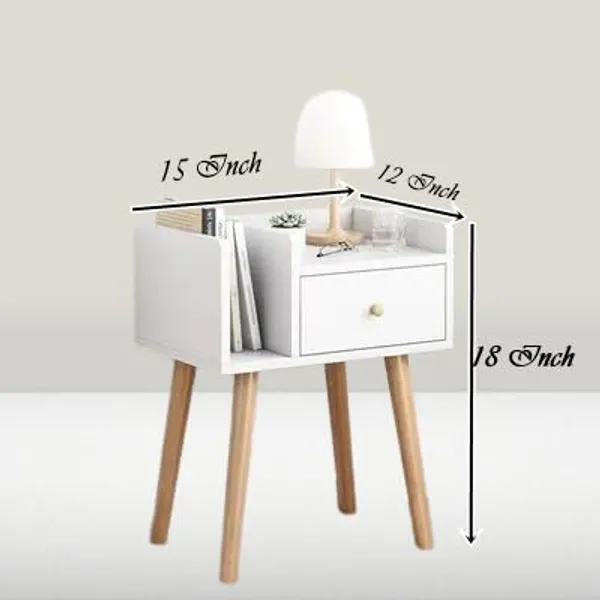 Wood_And_Mdf_Modern_White_Natural_Nightstand_With_Drawer