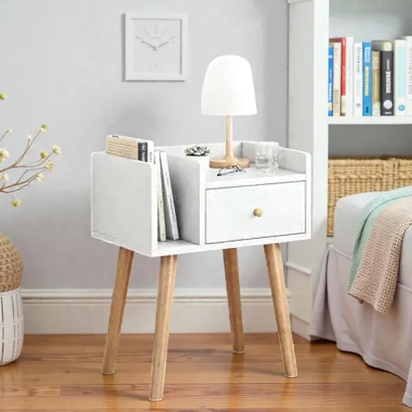 Wood_And_Mdf_Modern_White_Natural_Nightstand_With_Drawer