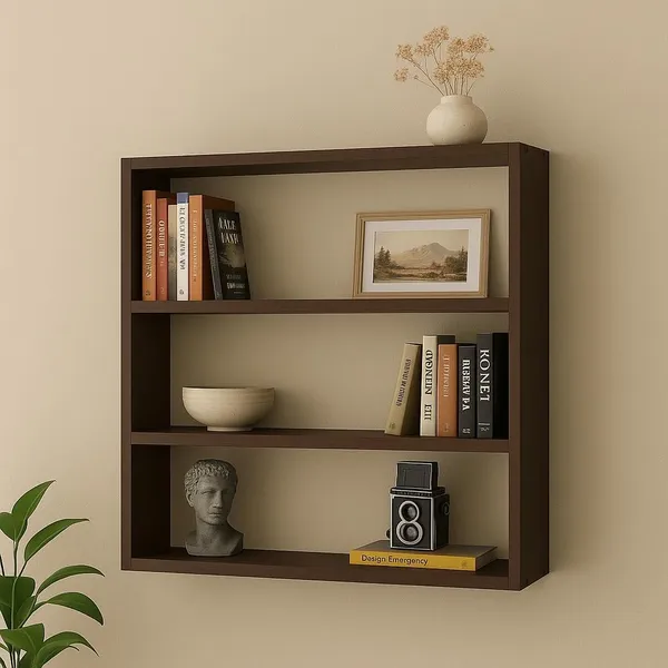 Mdf_Modern_Brown_Wall_Mounted_Storage_Shelf