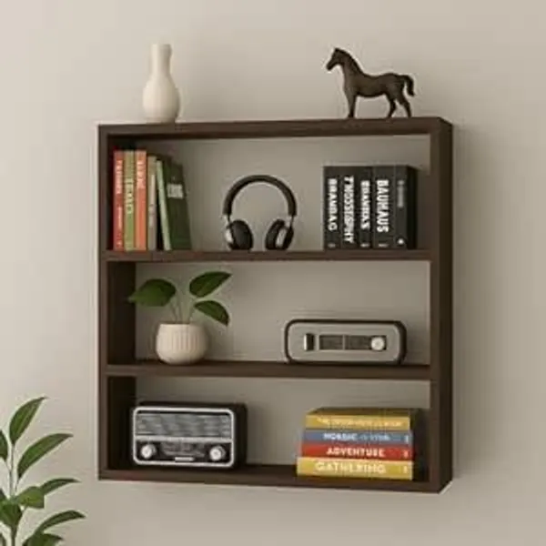 Mdf_Modern_Brown_Wall_Mounted_Storage_Shelf