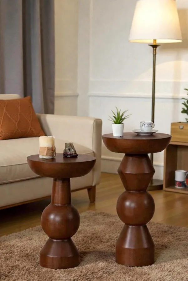Wood_Natural_Finish_Foldable_Double_Layer_Coffee_Table
