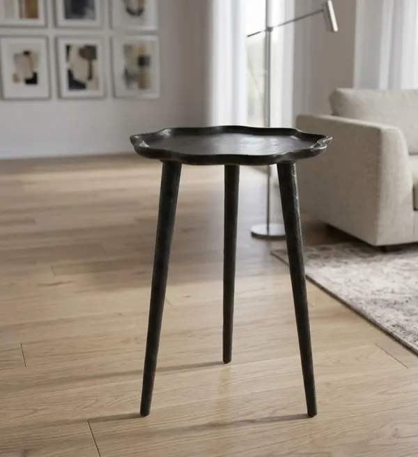 Wood_And_Mdf_Modern_Black_Foldable_Side_Table