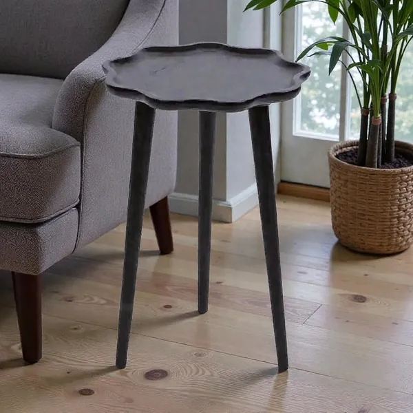 Wood_And_Mdf_Modern_Black_Foldable_Side_Table