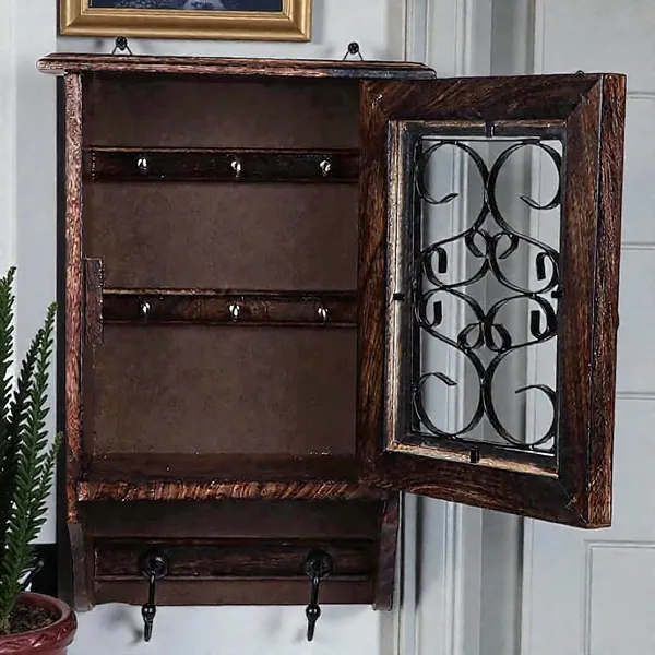 Wood_And_Iron_Rustic_Wall_Mounted_Key_Holder_Cabinet_With_Hooks