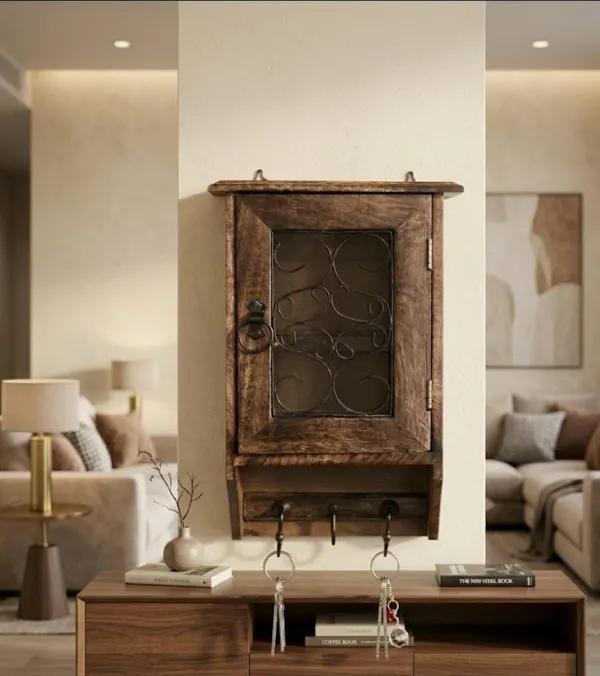 Wood_And_Iron_Rustic_Wall_Mounted_Key_Holder_Cabinet_With_Hooks