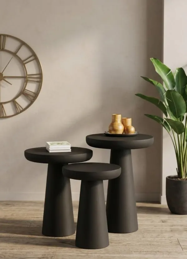 Wood_Modern_Mushroom_Side_Table_Set_Black