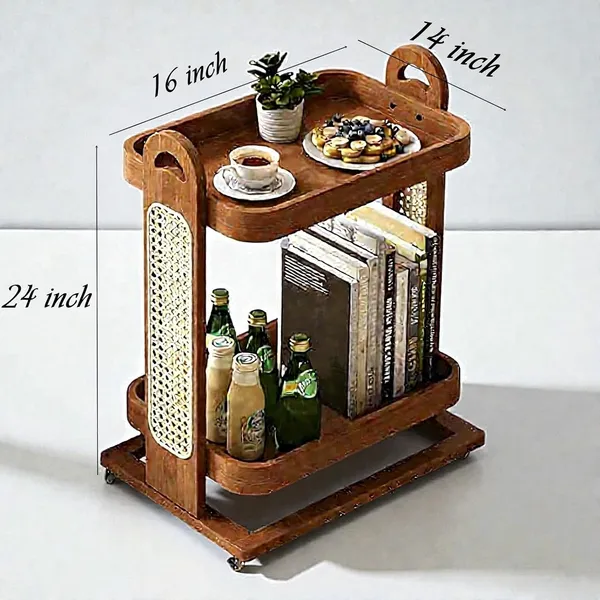 Wood_And_Cane_Rustic_Brown_Multi-Level_Bar_Serving_Cart