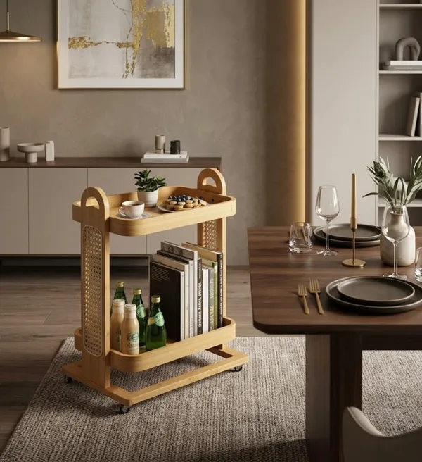 Wood_And_Cane_Rustic_Brown_Multi-Level_Bar_Serving_Cart