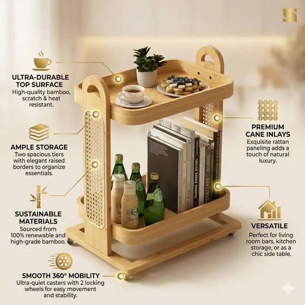Wood_And_Cane_Rustic_Brown_Multi-Level_Bar_Serving_Cart