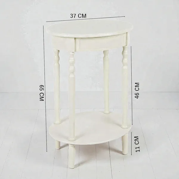 Wood_White_Foldable_Round_Side_Table