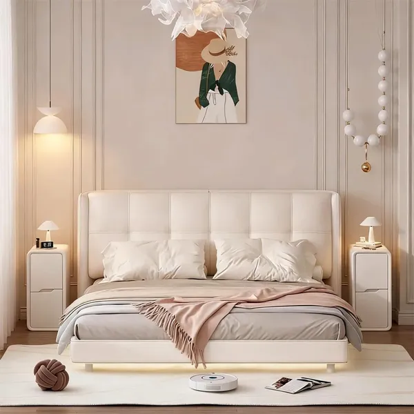 Mango_Wood_White_2_Drawer_Bedside_Table