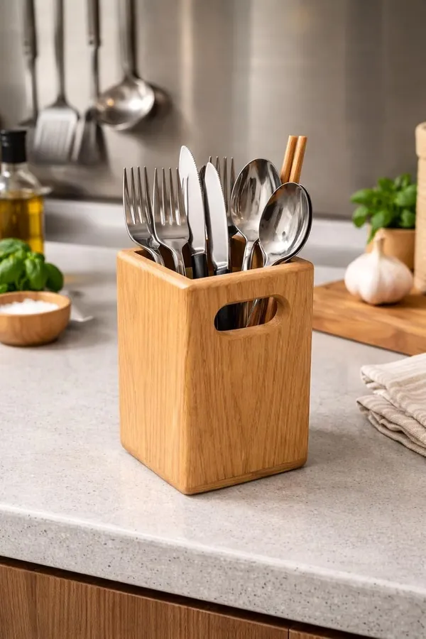 Mango_Wood_Natural_Countertop_Cutlery_Holder