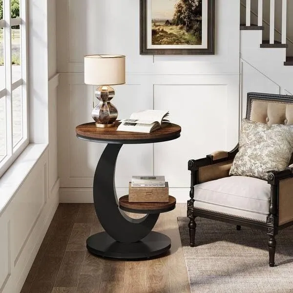 Mango_Wood_And_Metal_Modern_C-Shape_Coffee_Table