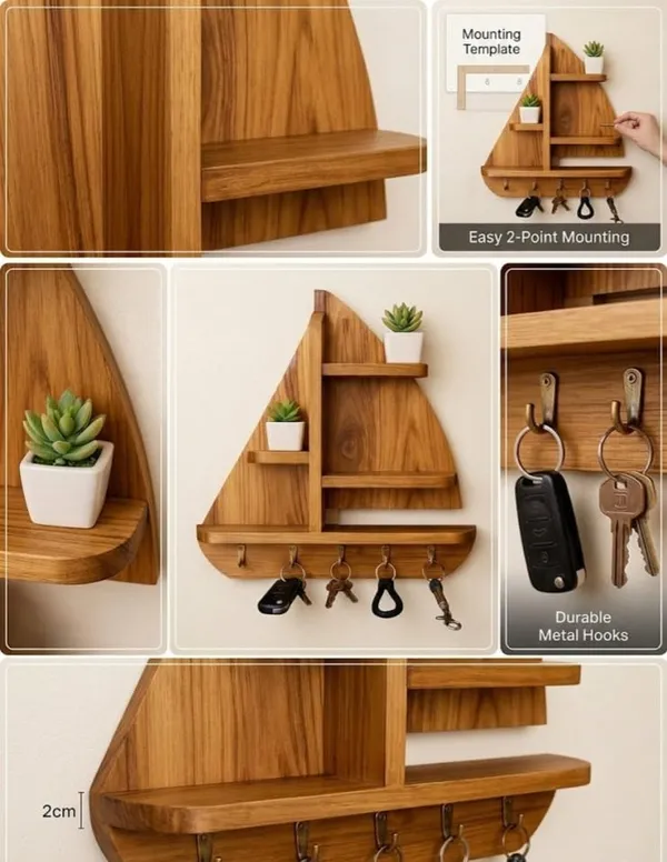 Mango_Wood_Rustic_Natural_Wall_Shelf_With_Key_Hooks