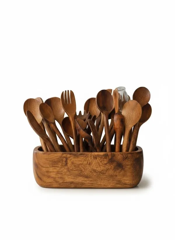 Mango_Wood_Natural_Cutlery_Holder