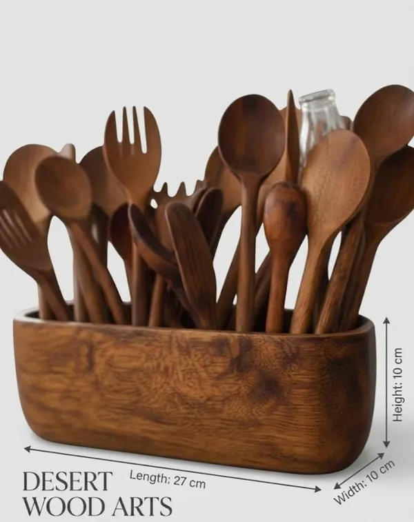 Mango_Wood_Natural_Cutlery_Holder