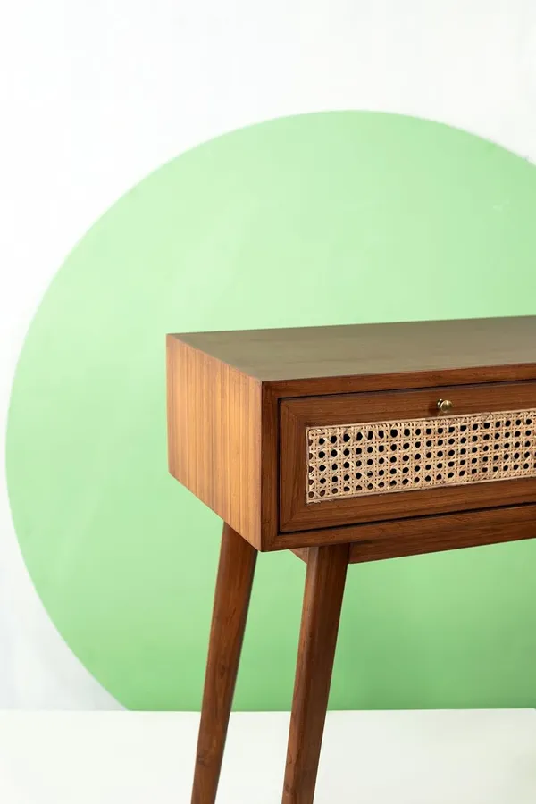 Mango_Wood_And_Cane_Woven_2_Drawer_Nightstand